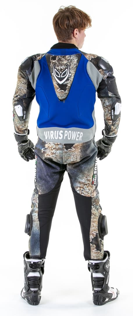 Virus Power Alien Textile Racing Suit with Helite Airbag System - view 5 of 5